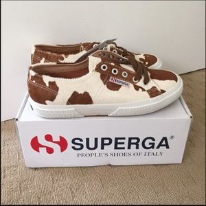 Superga Cow Print Sneakers